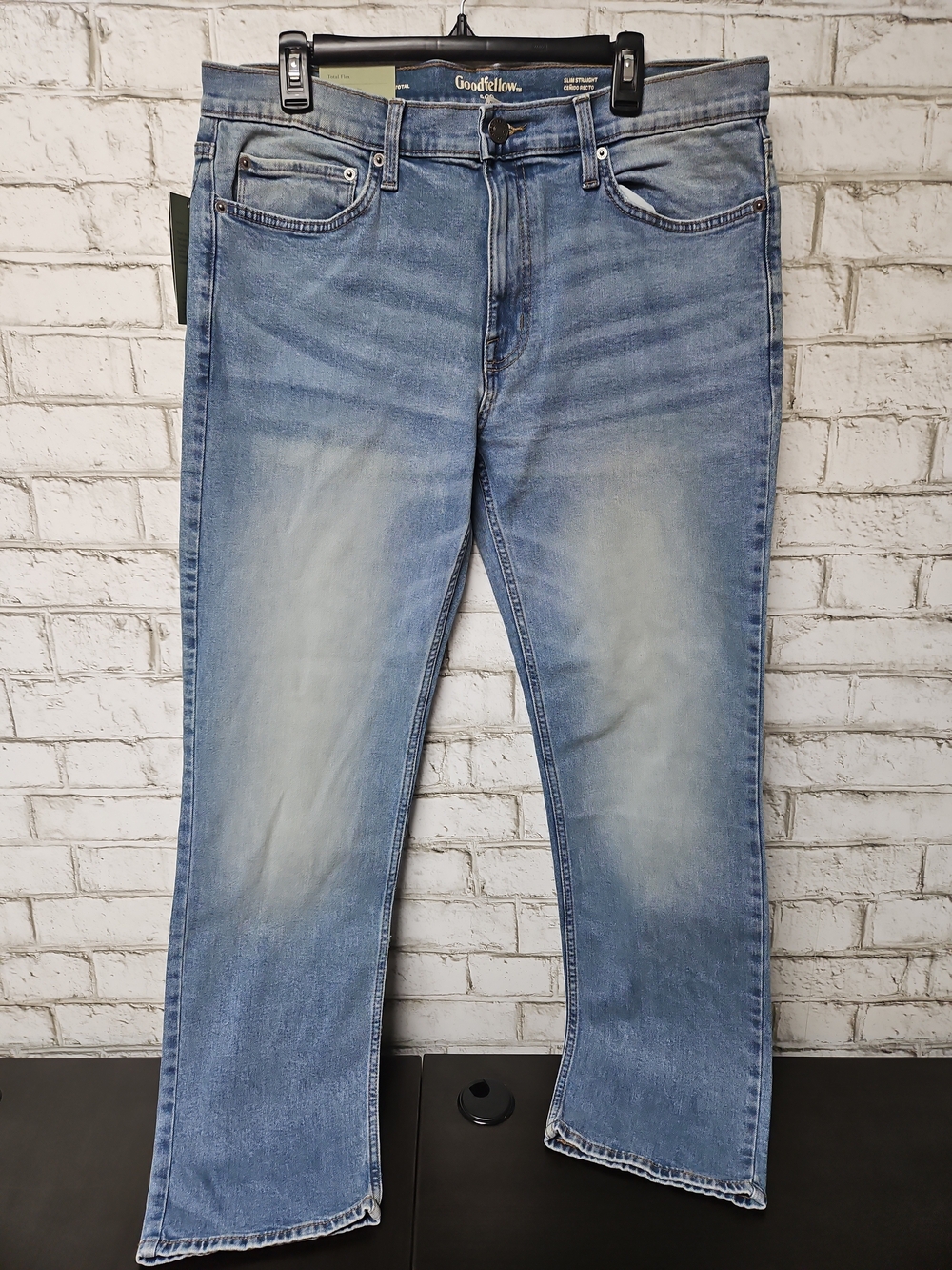 Goodfellow & Co Men’s Slim Straight Total Flex Blue Jeans Size 36x32 NWT